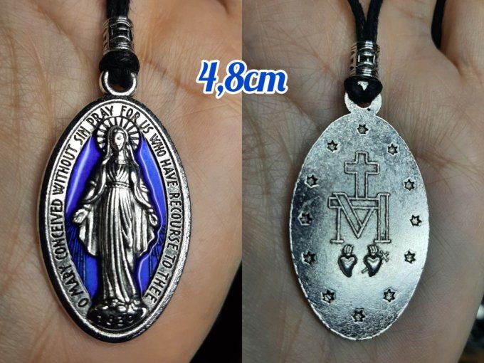 Médaille miraculeuse - Marie  - Avec lien réglable 